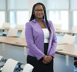 A graduate student in the University of Bridgeport School of Business